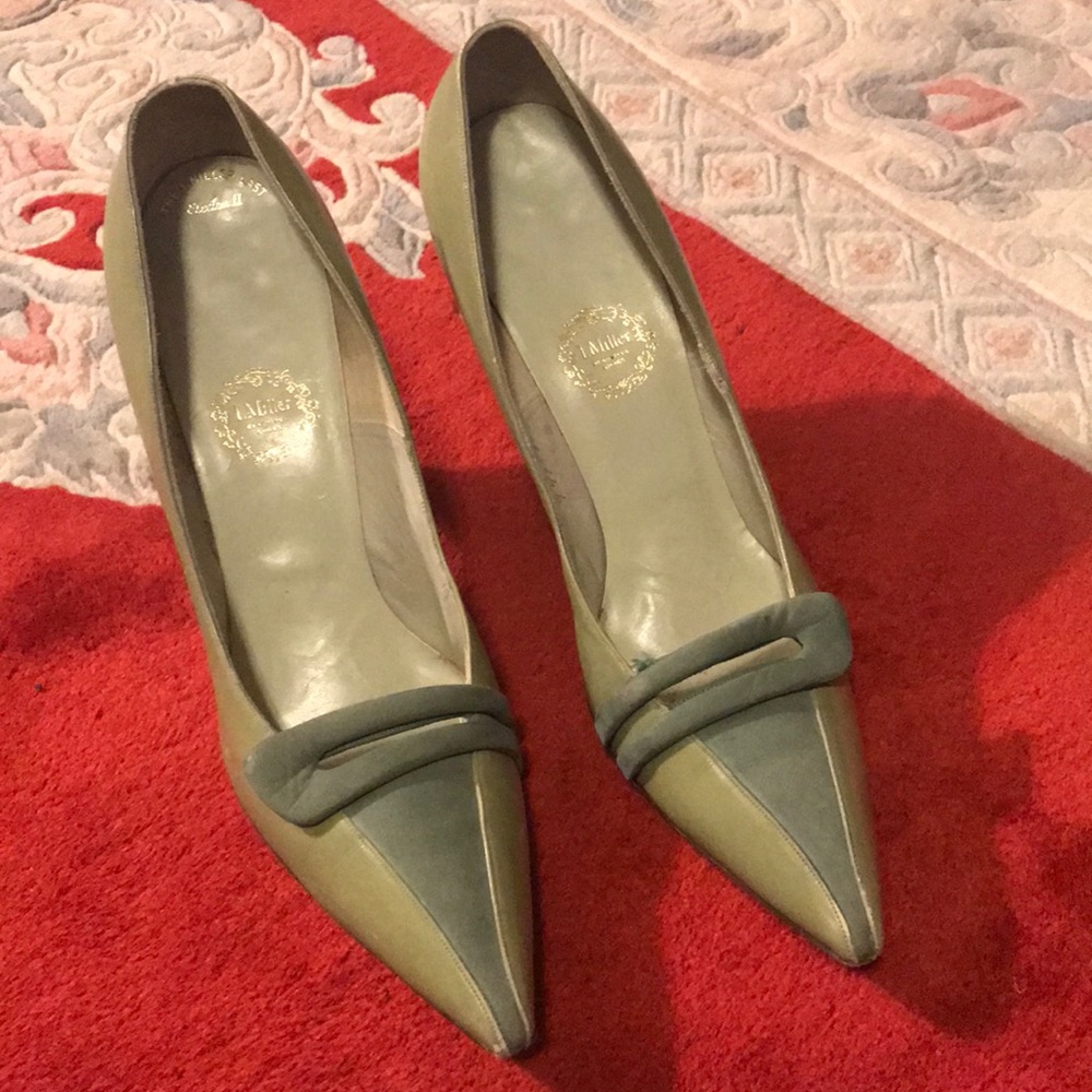 Vintage heels, brand says “I. Miller”